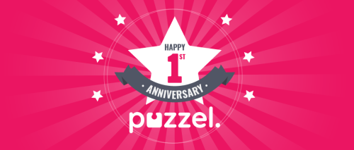 Puzzel 1yearannversary - blog